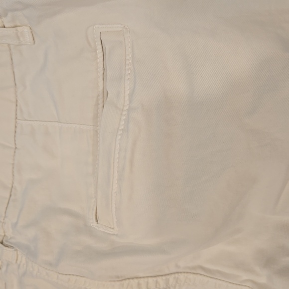 SUNDRY RED ,WHITE, AND BLUE SIDE STRIPE RAW HEM WHITE JEANS. SIZE 26. - Picture 10 of 10